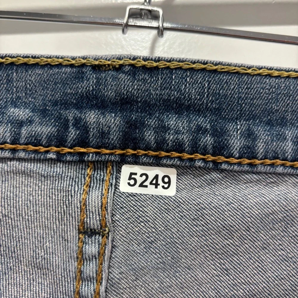 Levis 559 Mens Relaxed Straight Leg Blue Jeans 31x32 Medium Wash Distressed